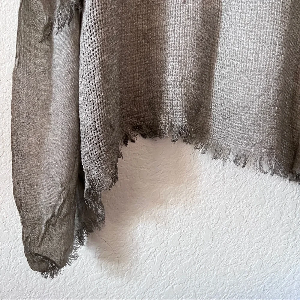 NWT Free People Lunar Grey Knit Cover Up One Size - Picture 4 of 10